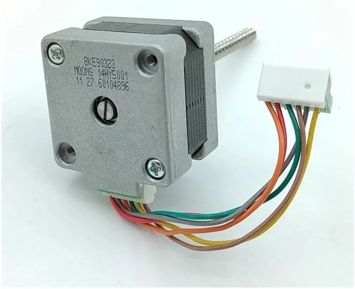موتور پله ای NEMA14 35MM، استارتر الکترونیکی 1.8 درجه، 2 فاز، 4 سیم، استارتر الکترونیکی پله ای، بلبرینگ دوتایی، شفت پیچ بلند 5 میلی متری، مناسب برای پرینتر سه بعدی DIY