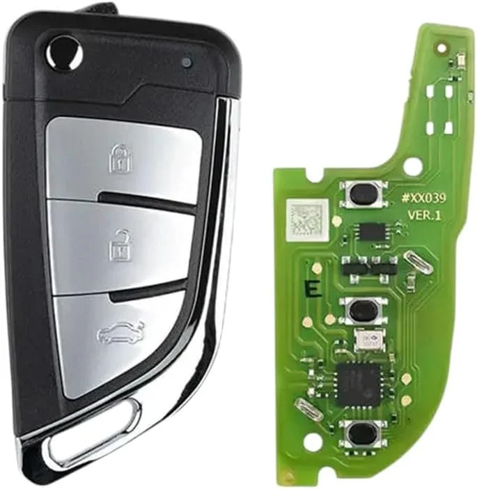 یک عدد کنترلر VVDI مدل XEKF21EN برای جایگزینی کنترلر 3 دکمه نقره ای استایل OEM یک عدد کنترلر VVDI مدل XEKF21EN برای جایگزینی کنترلر 3 دکمه نقره ای استایل OEM