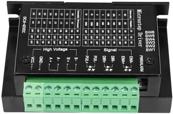 درایور استارتر الکترونیکی استپر TB6600 پنل کنترل Nema 23 Nema 42/57/Nema32 بخش 4.0A 42V DC دستگاه CNC حکاکی روتر چوب تراش