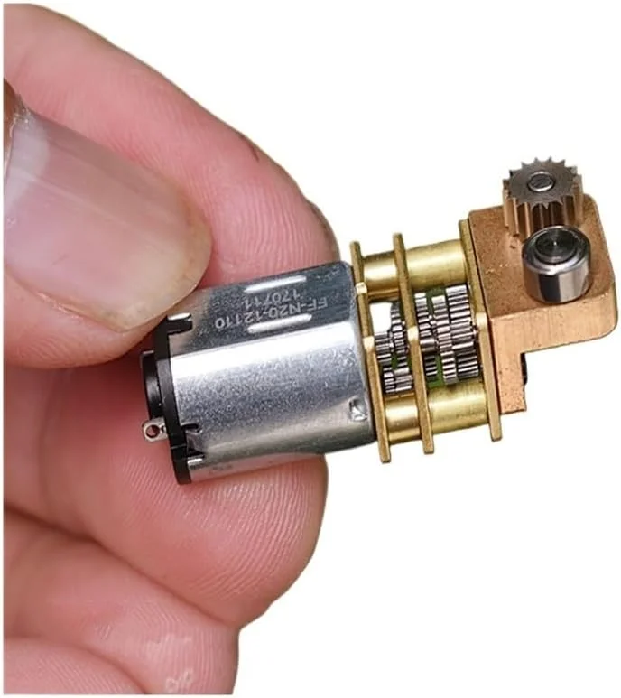استارتر الکترونیکی گیربکس فلزی DC 3V-5V، کاهنده گیربکس حلزونی 3.7 ولت 15 دور در دقیقه، استارتر الکترونیکی سرعت پایین گشتاور بالا برای قلم چاپ سه بعدی