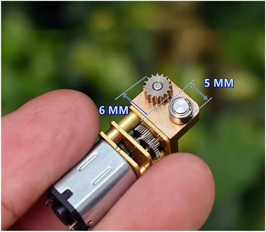 استارتر الکترونیکی گیربکس فلزی DC 3V-5V، کاهنده گیربکس حلزونی 3.7 ولت 15 دور در دقیقه، استارتر الکترونیکی سرعت پایین گشتاور بالا برای قلم چاپ سه بعدی