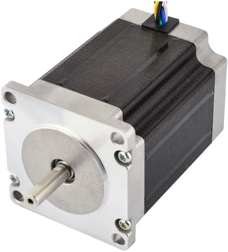 موتور پله‌ای Nema 23 تک قطبی 6 سیمه 1.35 نیوتن‌متر (191.2 اونس در اینچ) 1 آمپر طول 76 میلی‌متر موتور پله‌ای 57 برای پرینتر سه بعدی/دستگاه فرز CNC
