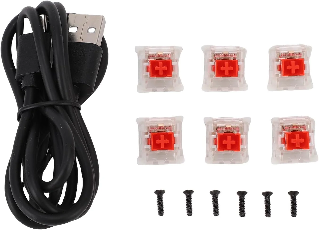 صفحه کلید مکانیکی 5 کلیدی کاملاً قابل برنامه ریزی با نور پس زمینه RGB LED و 6 رنگ قابل تنظیم برای پرینتر سه بعدی آزمایشگاهی