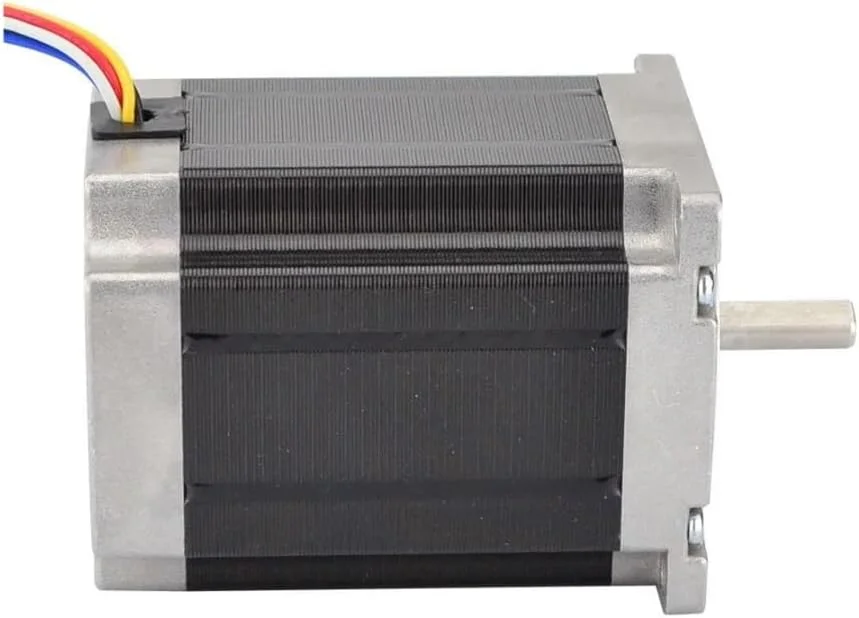 موتور پله‌ای Nema 23 تک قطبی 6 سیمه 1.35 نیوتن‌متر (191.2 اونس در اینچ) 1 آمپر طول 76 میلی‌متر موتور پله‌ای 57 برای پرینتر سه بعدی/دستگاه فرز CNC
