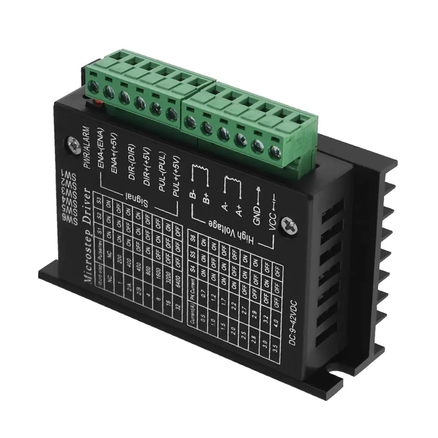 درایور موتور پله ای Nema23 مدل TB6600 4A DC9-42V Nema17 برای پرینتر سه بعدی، دستگاه حکاکی لیزری، کنترلر CNC روتر (3 عدد)