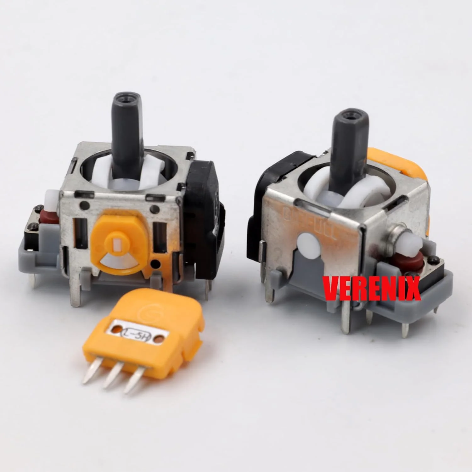 تعویض جوی استیک اثر هال VERENIX، 4 عددی، برای دسته PS5 PS4، تعمیر جوی استیک آنالوگ سه بعدی هال (XBO-Series S/X)