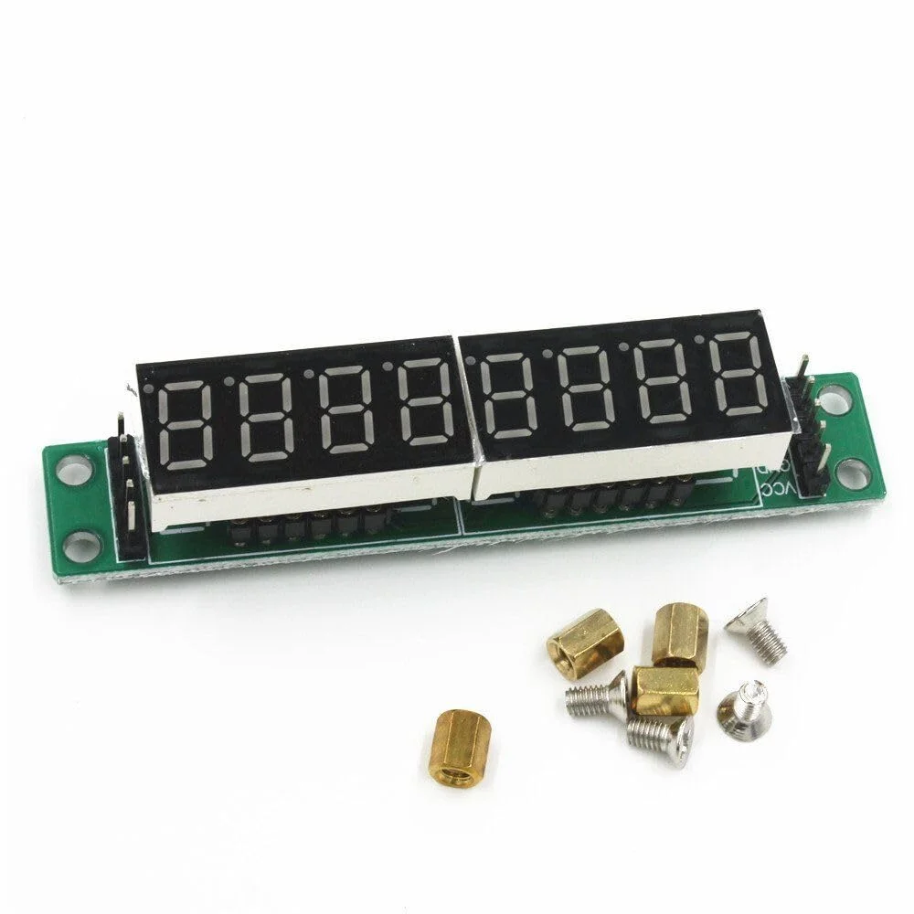 قطعه ابزار Trucgarden برای 2 عدد ماژول کنترل نمایشگر لوله دیجیتال 8 رقمی قرمز MAX7219 CWG