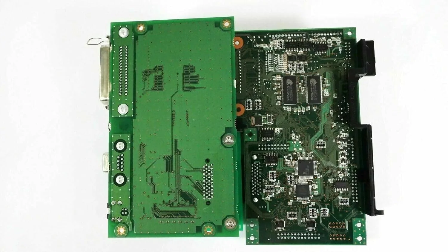 برد اصلی Tekswamp SATO EHM-Cont-REV2.1 به همراه برد فرعی COMBO-JOINT-REV1.0 برای پرینترهای حرارتی لیبل OKI LE810DT LE810DS