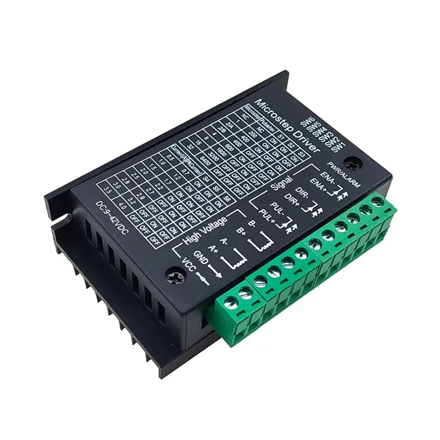 کنترلر درایور موتور پله ای TB6600 برای موتور پله ای دو فاز ترکیبی 42 57 Nema17 Nema23