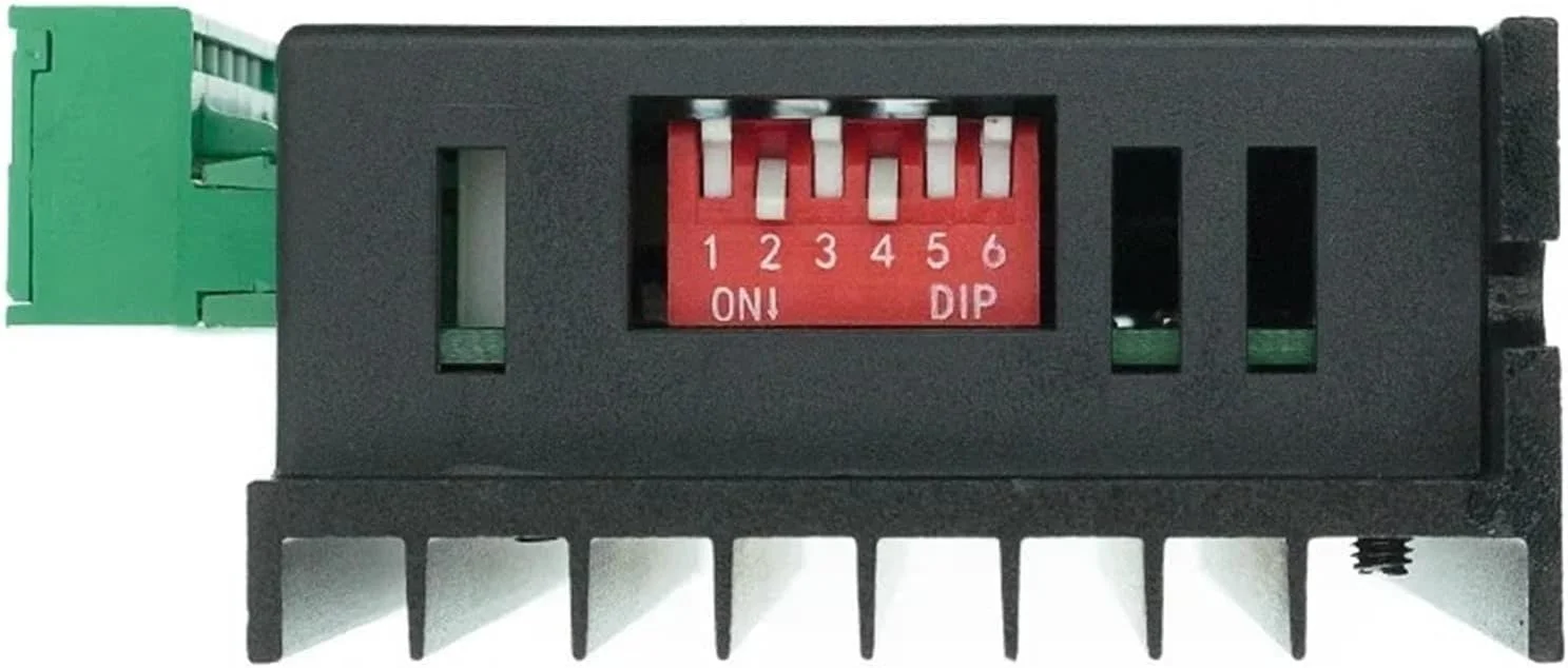 کنترلر درایور موتور پله ای TB6600، 4 آمپر، 9-42 ولت DC، 32 میکرو استپ CNC، سازگار با موتورهای Nema 17/23/34/42/57/86