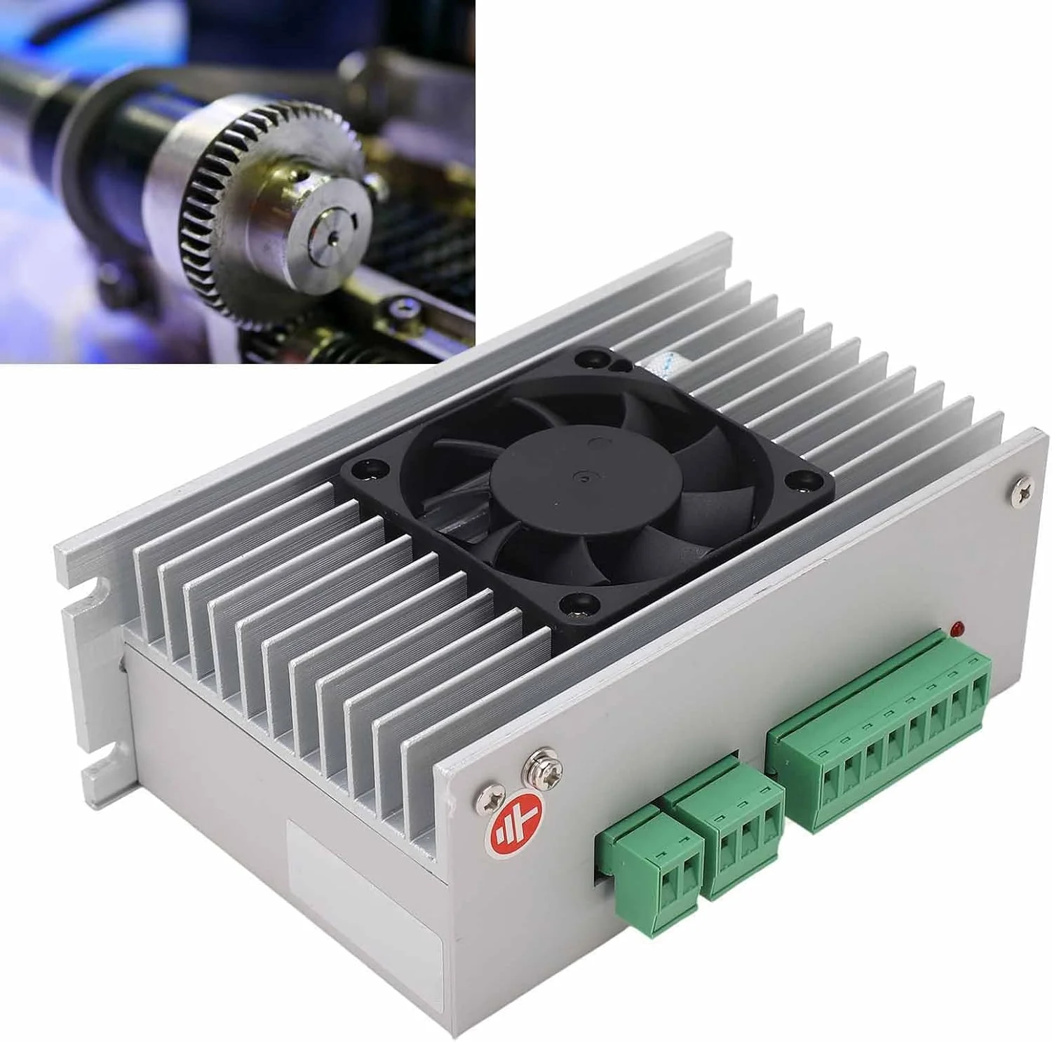 درایور موتور پله ای 3 فاز آلیاژ آلومینیوم کنترلر موتور پله ای تمام دیجیتال اتوماتیک AC 40-60V DC 50-80V برای ربات ها و کاربردهای پرینترهای سه بعدی