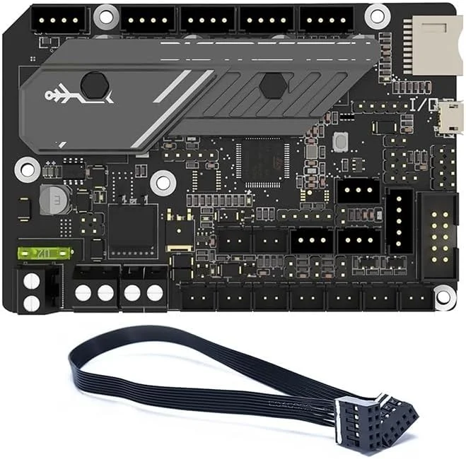 مادربرد BIGTREETECH BTT SKR Mini E3 V3.0 با TMC2209 UART در مقابل مادربرد پرینتر سه بعدی SKR 2 برای Ender 3 Ender 5 Pro CR 10 (همراه با کابل)