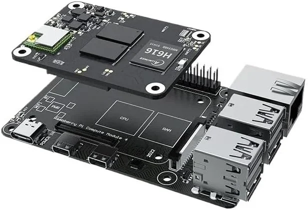 برد آداپتور BIGTREETECH BTT CB1 PI4B برای پرینتر سه بعدی، پشتیبانی از CM4، افزودن Octopus V1.1 SKR MINI E3 V3.0 به مادربرد در مقایسه با Raspberry Pi CM4(PI4B)