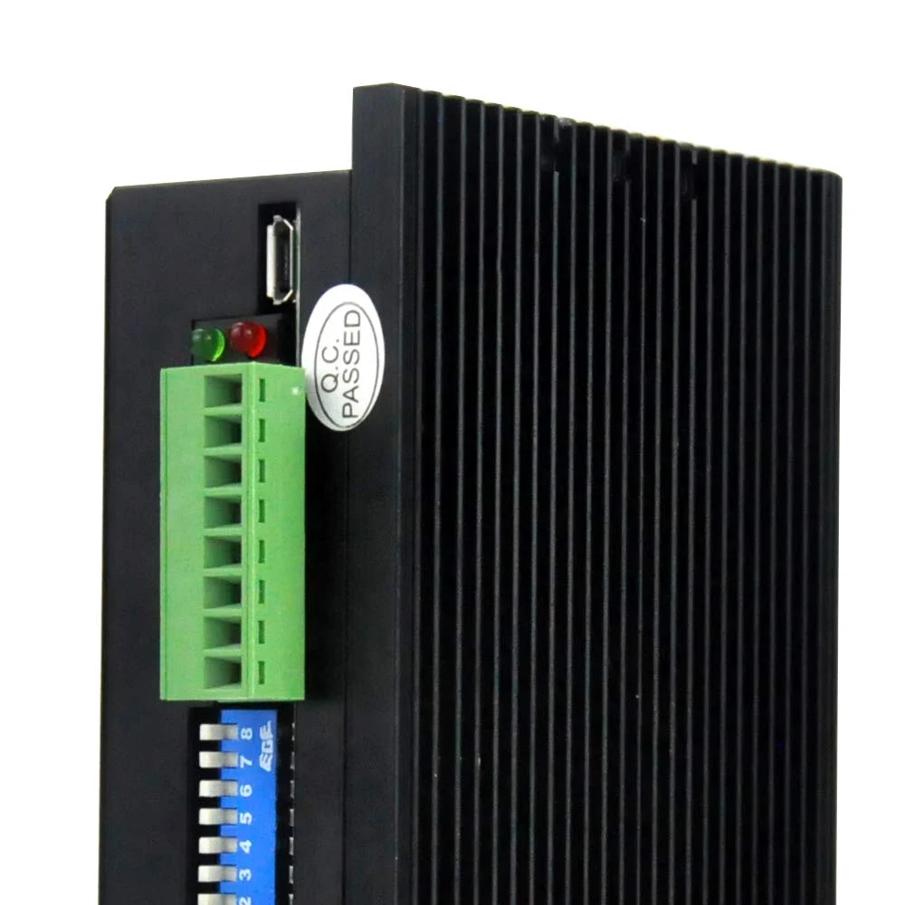 درایور موتور پله ای کنترلر CNC دو فاز 2.4A~7.2A 24-100VDC یا 18-80VAC با پورت USB برای دیباگ Nema 34