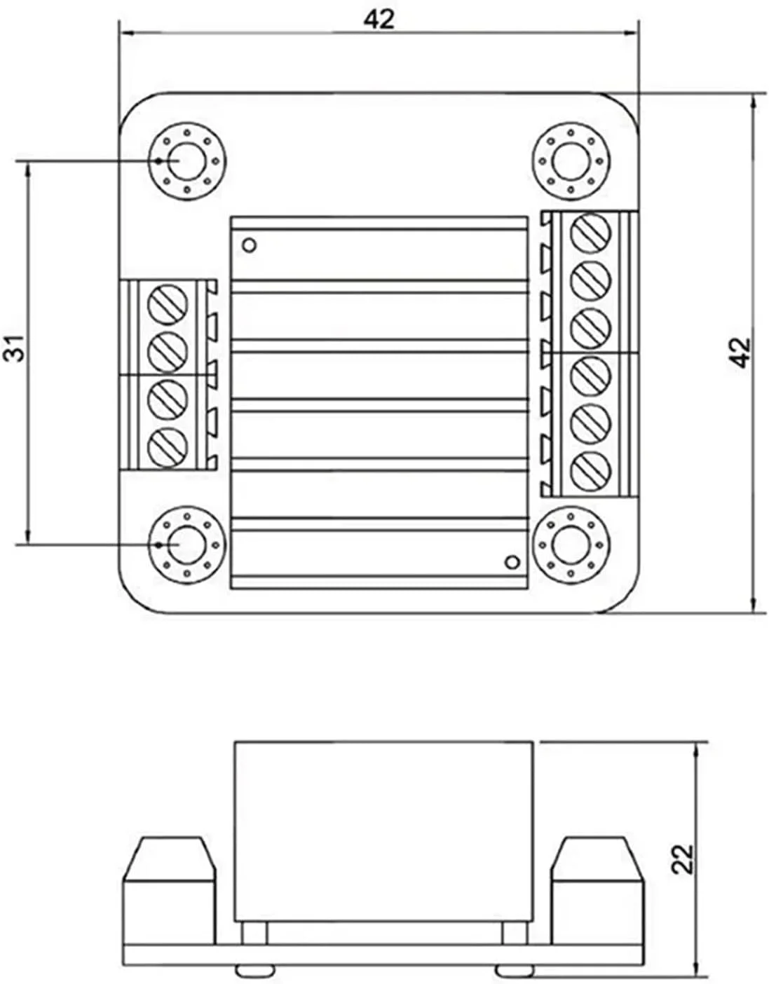 3 عدد درایور موتور پله ای، درایور کنترل موتور پله ای یکپارچه 17HS3401S-DRV، کنترلر برای تجهیزات مانیتور چاپگر سه بعدی