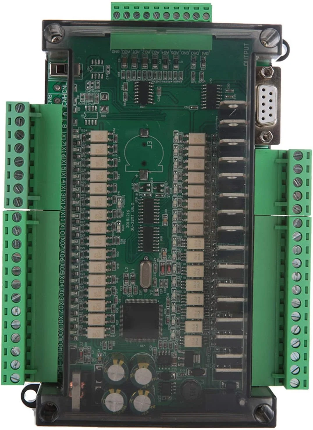 برد کنترل صنعتی Respicefinem مدل FX3U-32MT با 16 ورودی و 16 خروجی 24 ولت 1 آمپر