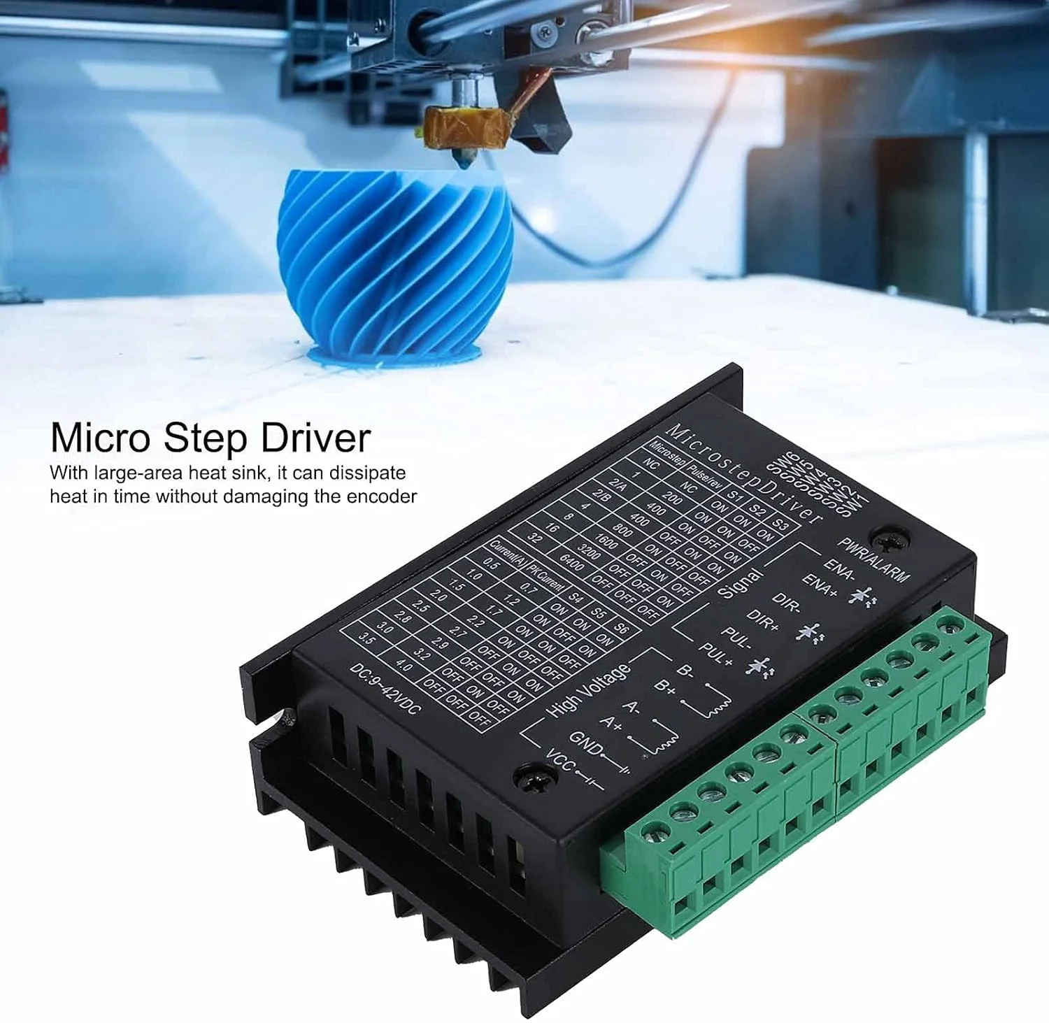 درایور میکرو استپ Respicefinem TB6600 کنترلر CNC موتور انکودر لوازم جانبی پرینتر سه بعدی DC9-24V برای دستگاه حکاکی علامت گذاری برش