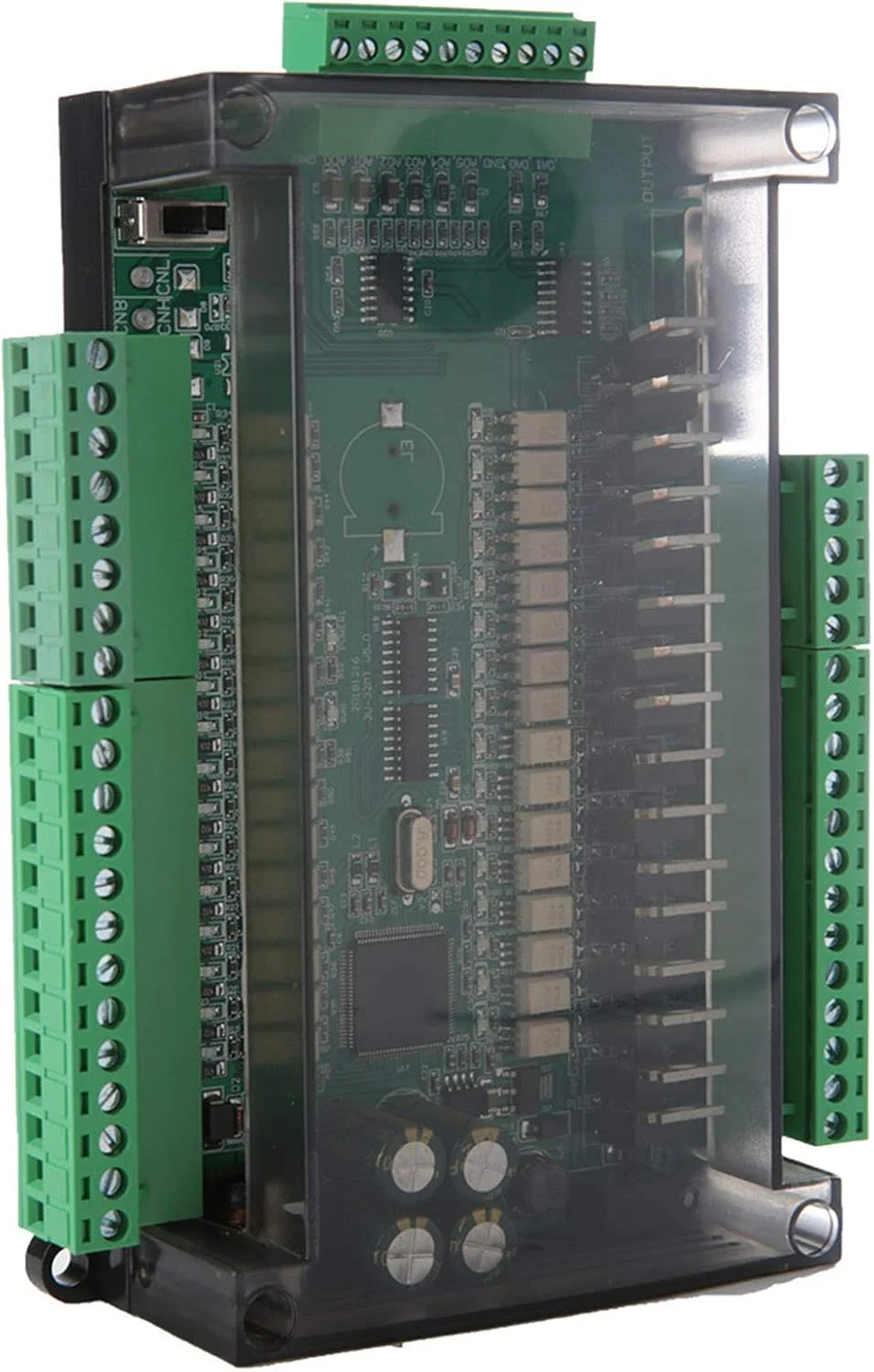 برد کنترل صنعتی Respicefinem مدل FX3U-32MT با 16 ورودی و 16 خروجی 24 ولت 1 آمپر