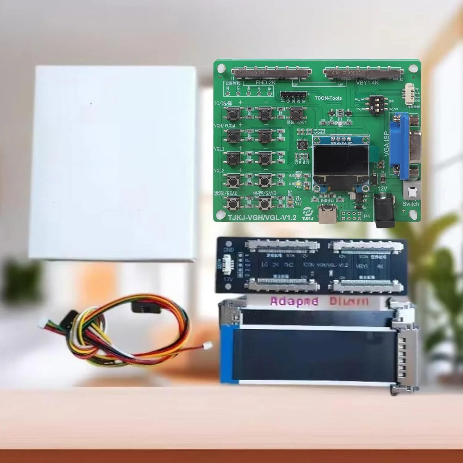 دستگاه برنامه ریزی دقیق Tcon برای کنترل دقیق ولتاژهای VGH VGL VCOM در دستگاه های الکترونیکی، دستگاه برنامه ریزی Tcon با دوام