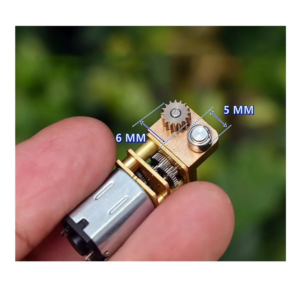 موتور گیربکس N20 برای قلم چاپ سه بعدی، استارتر الکترونیکی DC 3V 3.7V 5V 20RPM، موتور کاهنده سرعت پایین، استارتر الکترونیکی زاویه راست قلم چاپ