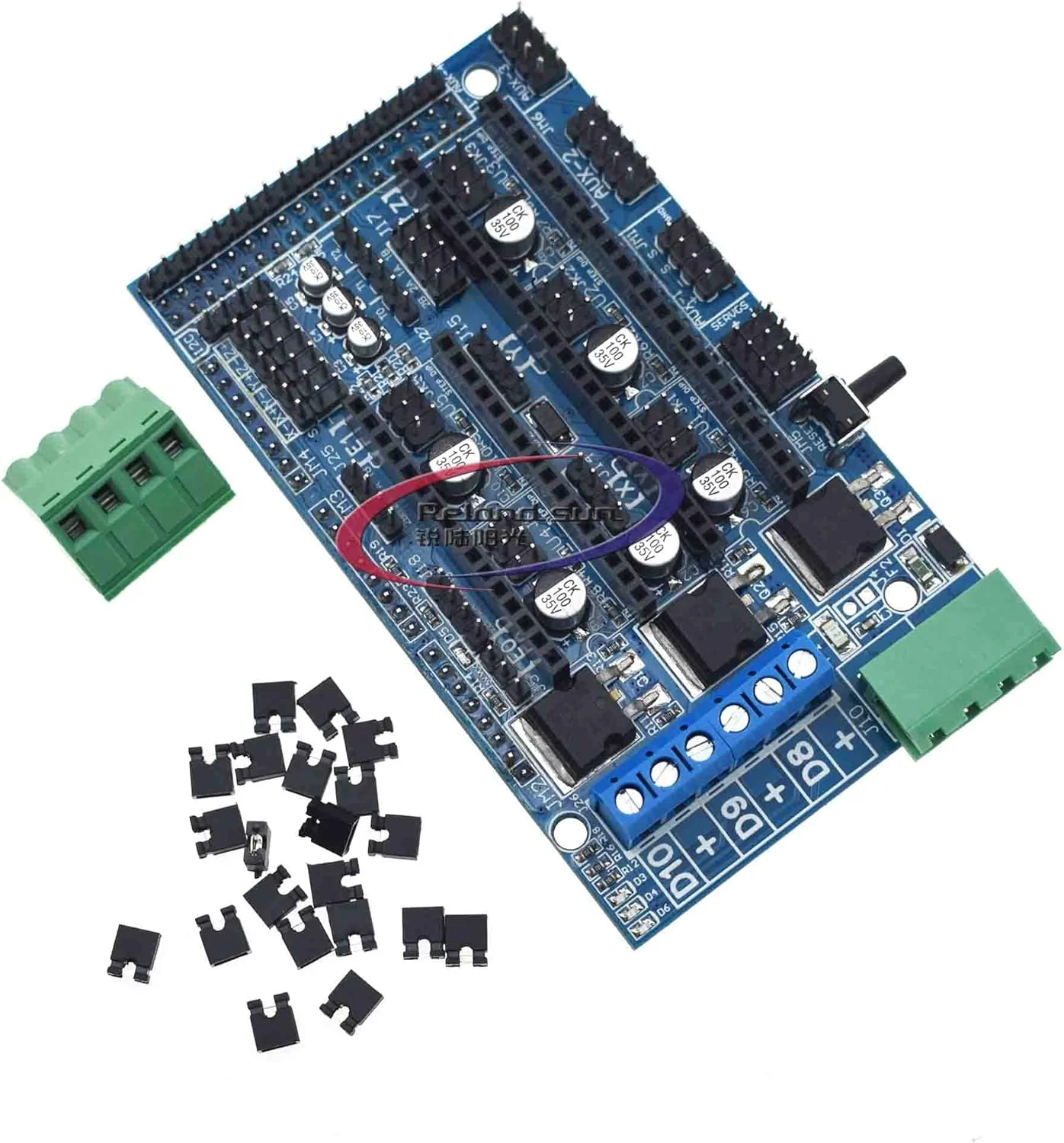 برد اصلی پرینتر سه بعدی Ramps 1.4 1.5 1.6، برد توسعه پنل کنترل ارتقا یافته برای دستگاه CNC (1.5)