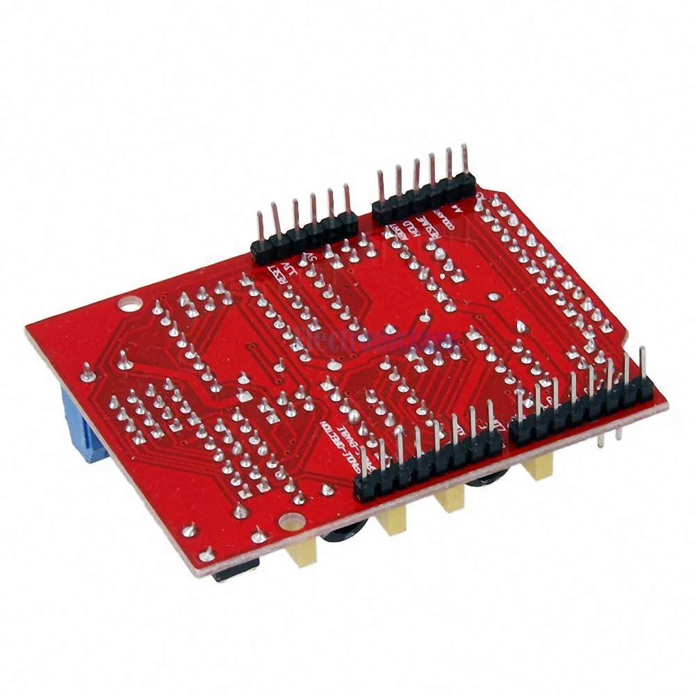 قطعات پرینتر سه بعدی برد توسعه CNC Shield V3 درایور A4988 برای دستگاه حکاکی آردوینو پورت ورودی/خروجی پرینتر سه بعدی
