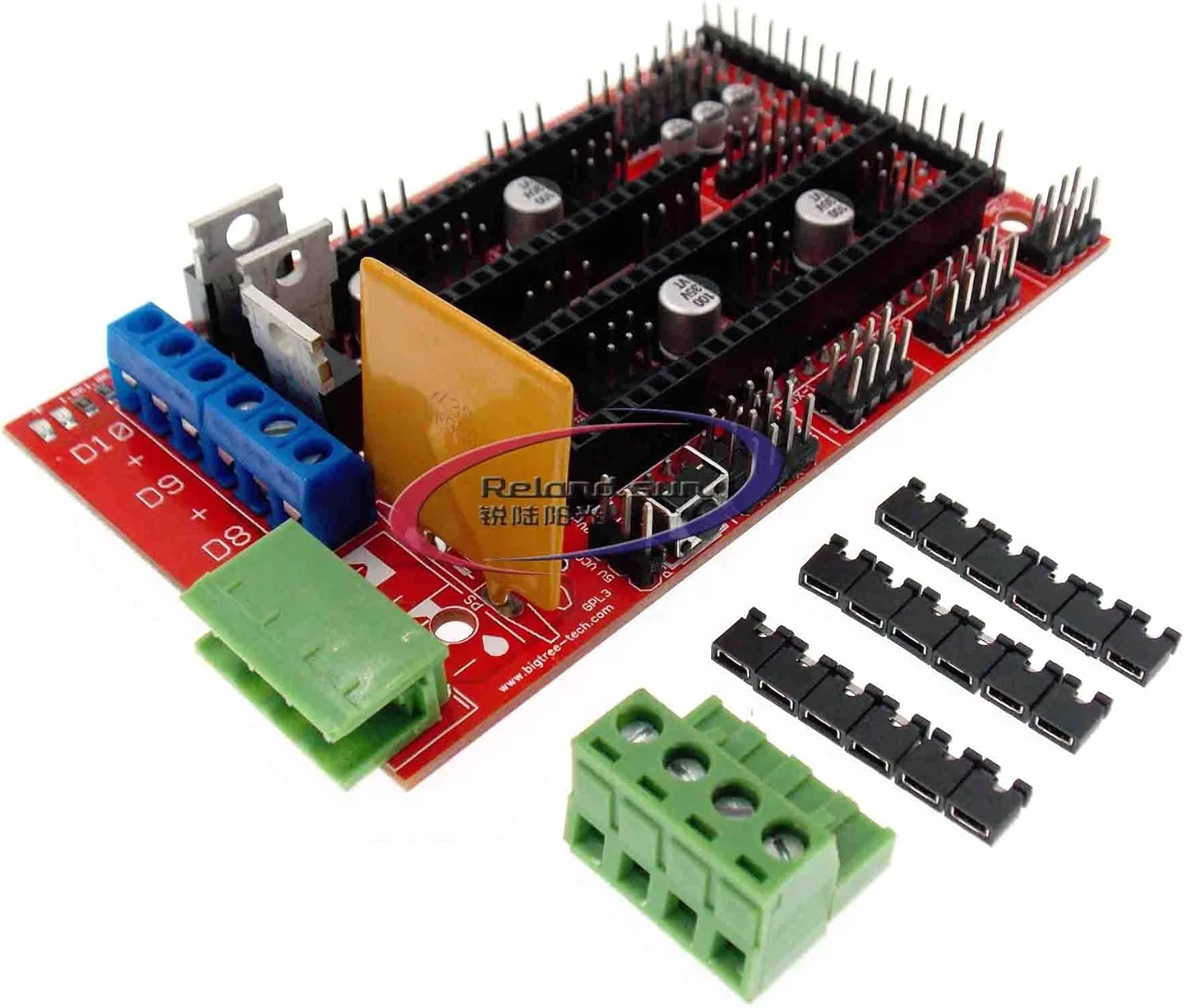 برد اصلی پرینتر سه بعدی Ramps 1.4 1.5 1.6، برد توسعه پنل کنترل ارتقا یافته برای دستگاه CNC (1.4)