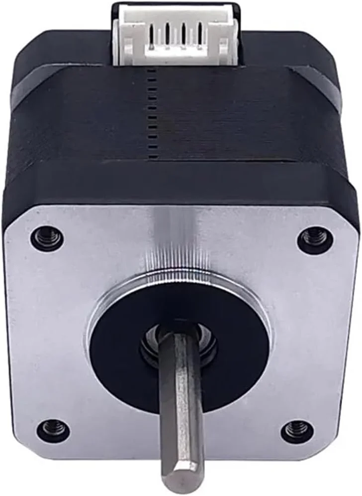 موتور پله‌ای Nema 17، استارتر الکترونیکی 42، ارتفاع 38 میلی‌متر مناسب برای پرینت سه بعدی، شفت D شکل 1.2 آمپر