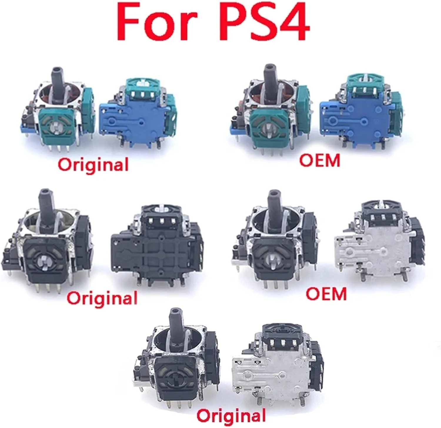 یک عدد ماژول آنالوگ جوی استیک سه بعدی جایگزین برای دسته پلی استیشن 4