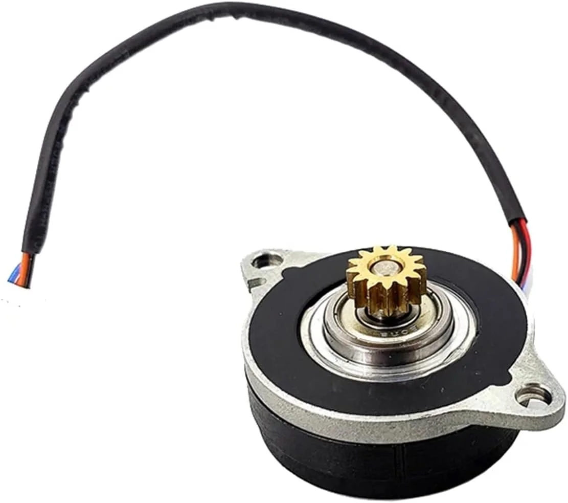استارتر الکترونیکی استپر 0.9 درجه 36 میلی متری DC 12V دو فاز 4 سیمه گرد نازک، استارتر الکترونیکی پله ای 13 دندانه چرخ قرقره MXL مناسب پرینتر سه بعدی DIY ربات CNC