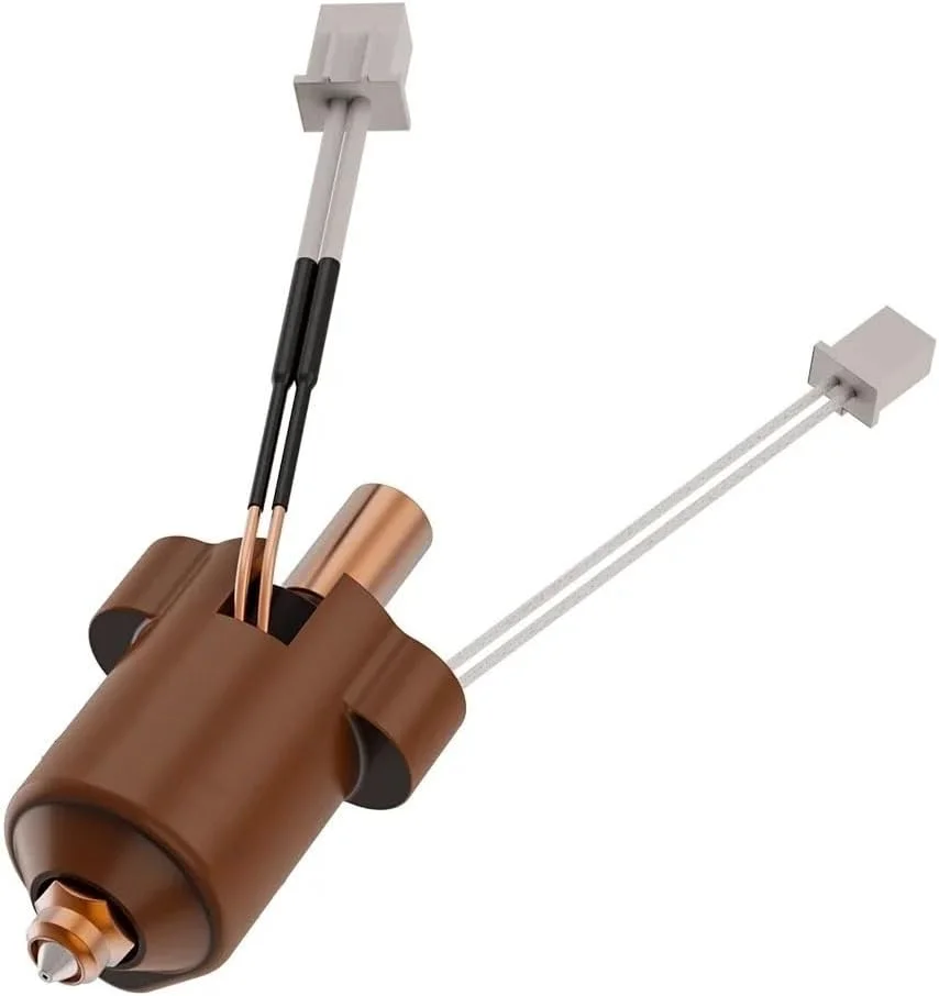 کیت بلوک گرمایش سرامیکی اورجینال Ender-3 V3 KE قطعات پرینتر سه بعدی (نازل فلزی دوقلو 0.4mm*2) چاپ با جریان بالا