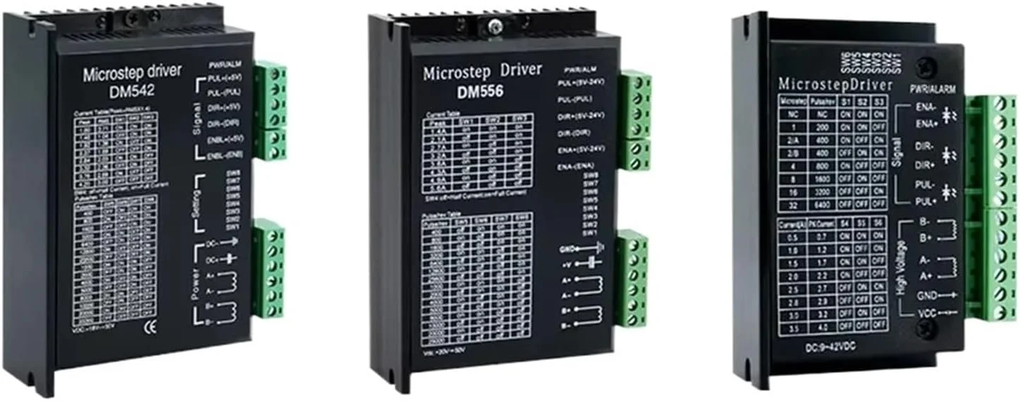 درایور استپر موتور Nema23 مدل TB6600 DM542 DM556، کنترلر درایور موتور پله ای میکرو استپ برای 42/57 (DM556)، یک عدد