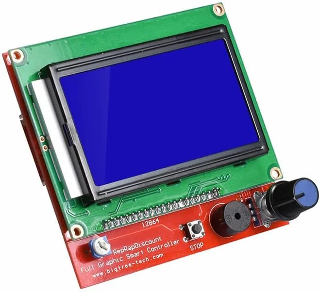 نمایشگر پرینتر سه بعدی LCD 12864 Ramps 1.4 کنترلر هوشمند کریستال مایع Reprap 12864 LCD ماژول برای لوازم جانبی مدار نمایشگر پرینتر سه بعدی LCD 12864 Ramps 1.4 کنترلر هوشمند کریستال مایع Reprap 12864 LCD ماژول برای لوازم جانبی مدار