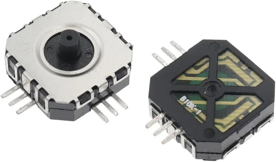 یک عدد جوی استیک آنالوگ سه بعدی، پتانسیومتر و سوئیچ برای تعمیر دسته کنسول