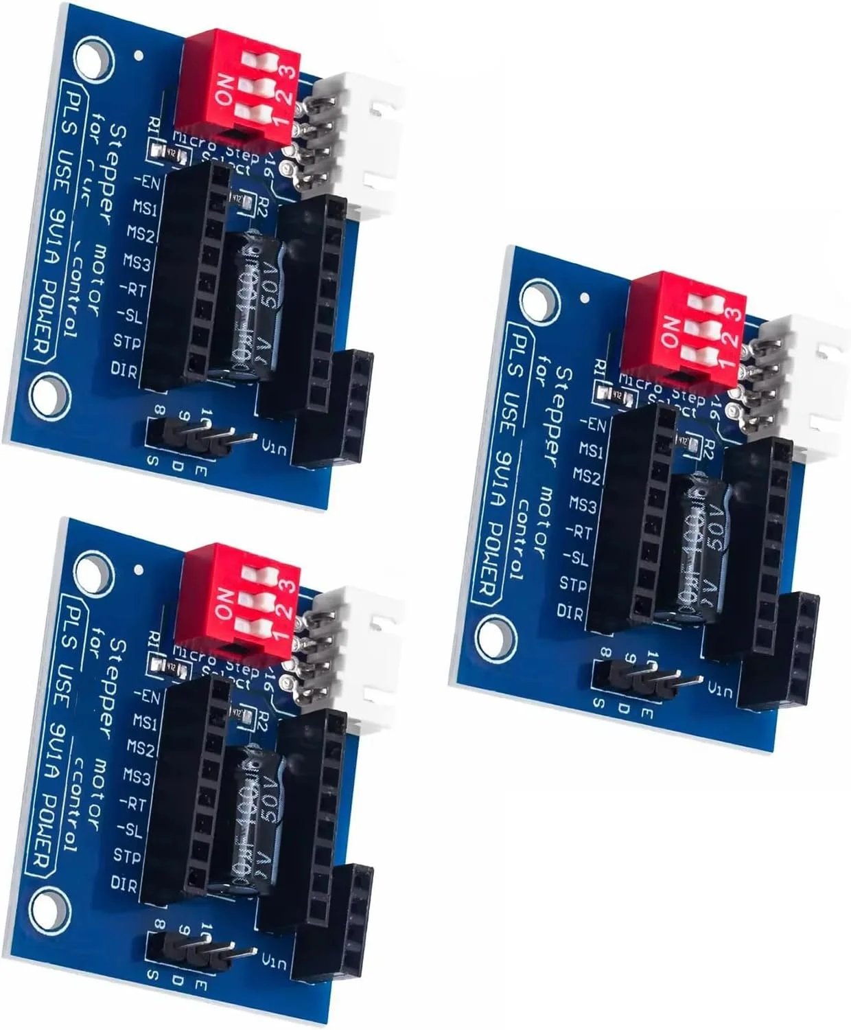 برد کنترل موتور پله ای میکرو استپ با دقت بالا و محافظت در برابر گرمای بیش از حد برای پروژه های اتوماسیون چاپگر و الکترونیک