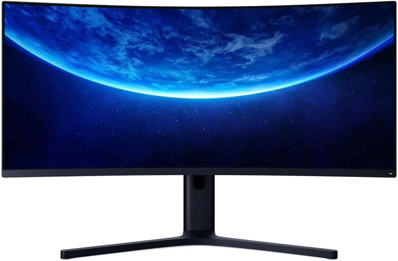 Xiaomi Curved Gaming Monitor 34 Inch 3440 1440 Wqhd 21:9 Bring Fish Screen 144Hz High Refresh Rate 121% Srgb 1500R Curvature, Black, Xm700001, Bhr4269Gl