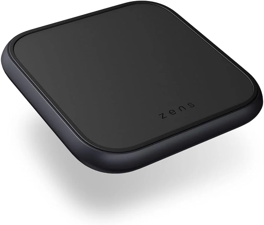 شارژر بی‌سیم آلومینیومی تکی Zens - مشکی