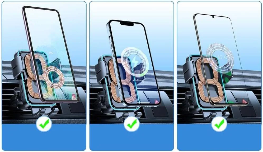 شارژر بیسیم خودرو JOYROOM، پایه شارژ بیسیم دوگانه، نگهدارنده تلفن شارژر داشبورد با گیره خودکار برای آیفون 14 پلاس/14 پرو مکس/13 پرو مکس/12 پرو/12 مینی، گلکسی زد فلیپ 4/3 اس 22 اس 21+ نوت 20 شارژر بیسیم خودرو JOYROOM، پایه شارژ بیسیم دوگانه، نگهدارنده تلفن شارژر داشبورد با گیره خودکار برای آیفون 14 پلاس/14 پرو مکس/13 پرو مکس/12 پرو/12 مینی، گلکسی زد فلیپ 4/3 اس 22 اس 21+ نوت 20