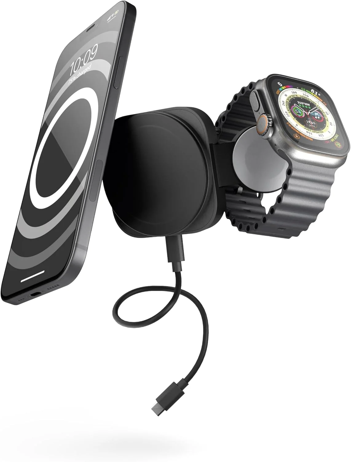 شارژر بیسیم مسافرتی Zens Travel Wireless Charger Pro 2، سازگار با MagSafe و Qi2، شارژر بیسیم 15 واتی برای آیفون 16/15/14/13/12 و همچنین اپل واچ و ایرپادز، شامل کابل USB-C یک متری داخلی - مشکی شارژر بیسیم مسافرتی Zens Travel Wireless Charger Pro 2، سازگار با MagSafe و Qi2، شارژر بیسیم 15 واتی برای آیفون 16/15/14/13/12 و همچنین اپل واچ و ایرپادز، شامل کابل USB-C یک متری داخلی - مشکی