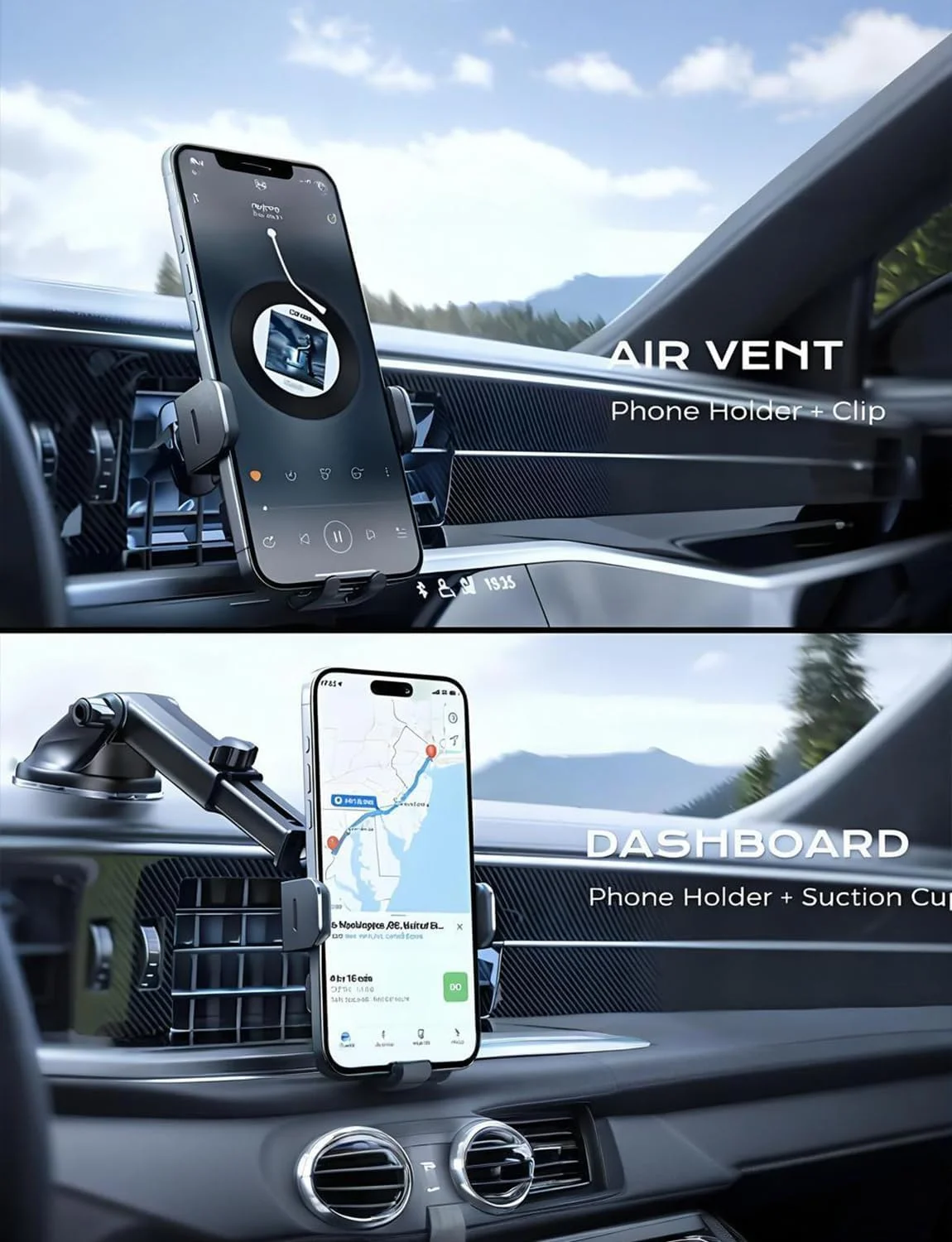 شارژر بی‌سیم خودرو، ارتقا یافته 2025، شارژ سریع 15 واتی، نگهدارنده تلفن خودرو با گیره خودکار، نگهدارنده تلفن برای خودرو، CHGeek، مناسب برای آیفون 16 15 14 13 مینی پرو مکس XR، سامسونگ گلکسی S25 Ultra