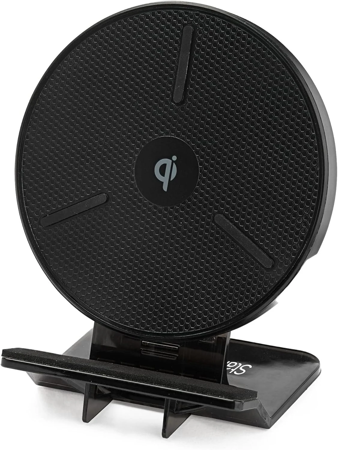 پایه شارژر بی‌سیم 15 واتی Qi استار تک - پایه یا پد شارژر بی‌سیم دارای گواهی Qi - قابل تنظیم - پد شارژ بی‌سیم جهانی برای تلفن‌های هوشمند - آیفون/سامسونگ گلکسی/گوگل پیکسل (QWCHSTAND)