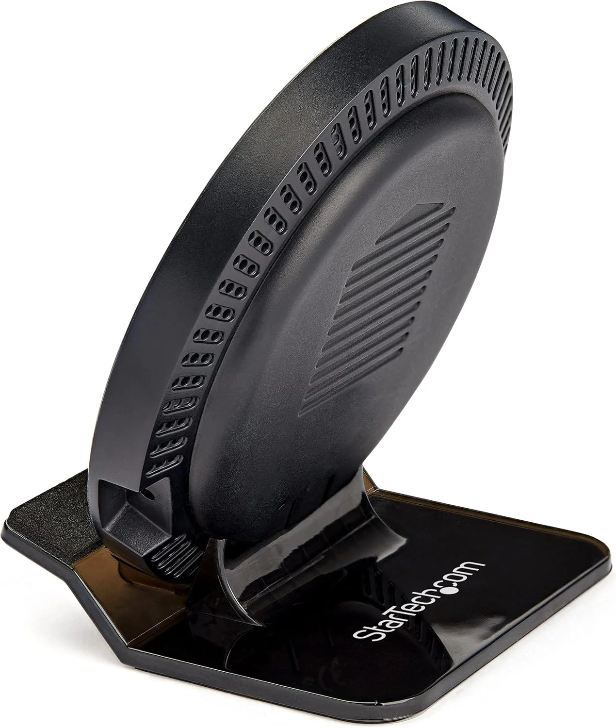 پایه شارژر بی‌سیم 15 واتی Qi استار تک - پایه یا پد شارژر بی‌سیم دارای گواهی Qi - قابل تنظیم - پد شارژ بی‌سیم جهانی برای تلفن‌های هوشمند - آیفون/سامسونگ گلکسی/گوگل پیکسل (QWCHSTAND)