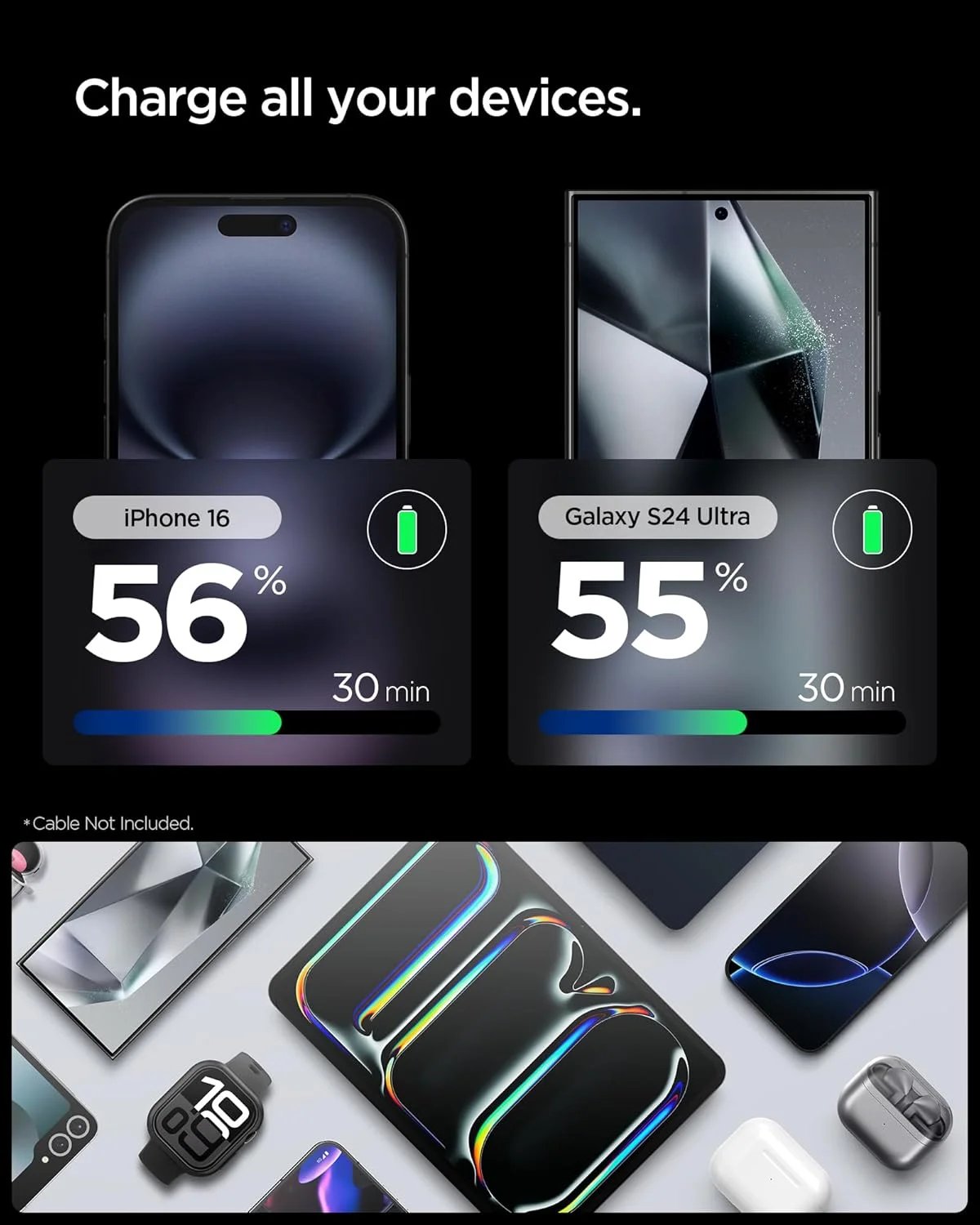 شارژر دیواری سریع 30 واتی USB C اسپایگن GaN PD 3.0 QC 3.0 PPS ArcStation Essential مناسب برای آیفون 17 16 15 14 13 12 پرو مکس مینی مک بوک ایر آیپد پرو پیکسل 10 سامسونگ گلکسی S25 اولترا پلاس - سفید شارژر دیواری سریع 30 واتی USB C اسپایگن GaN PD 3.0 QC 3.0 PPS ArcStation Essential مناسب برای آیفون 17 16 15 14 13 12 پرو مکس مینی مک بوک ایر آیپد پرو پیکسل 10 سامسونگ گلکسی S25 اولترا پلاس - سفید