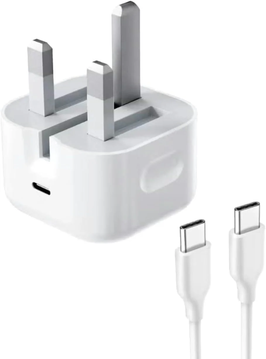 آداپتور برق Recrsi 35 واتی با دو پورت USB-C به USB-C