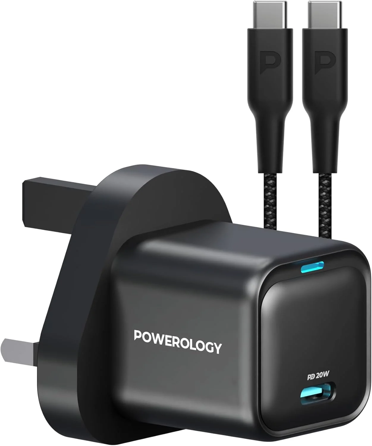 شارژر دیواری فوق فشرده پاورولوژی PD 20W، فناوری GaN، درگاه USB-C، شارژ سریع، محافظت داخلی، سازگار با آیفون 17/16/15، S24/S23، شیائومی (شامل کابل Type-C به Type-C) شارژر دیواری فوق فشرده پاورولوژی PD 20W، فناوری GaN، درگاه USB-C، شارژ سریع، محافظت داخلی، سازگار با آیفون 17/16/15، S24/S23، شیائومی (شامل کابل Type-C به Type-C)