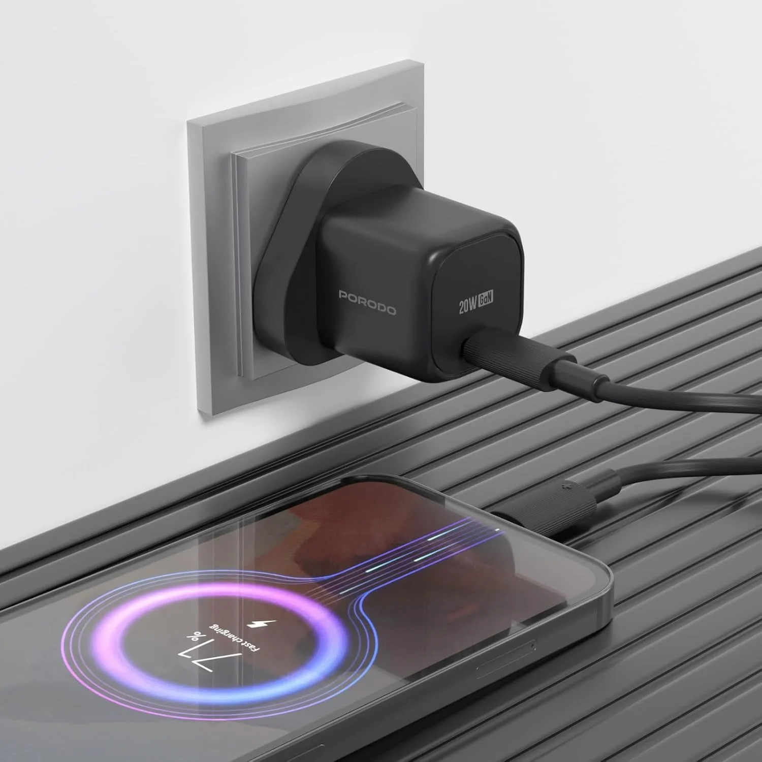 شارژر اصلی پرودو با خروجی تکی Type-C، PD 20W، فناوری GaN، محافظت در برابر گرمای بیش از حد، شارژ سریع، سازگار با آیفون 17/16/15/14، S24/S23، شیائومی (همراه با کابل Type-C به Type-C) شارژر اصلی پرودو با خروجی تکی Type-C، PD 20W، فناوری GaN، محافظت در برابر گرمای بیش از حد، شارژ سریع، سازگار با آیفون 17/16/15/14، S24/S23، شیائومی (همراه با کابل Type-C به Type-C)