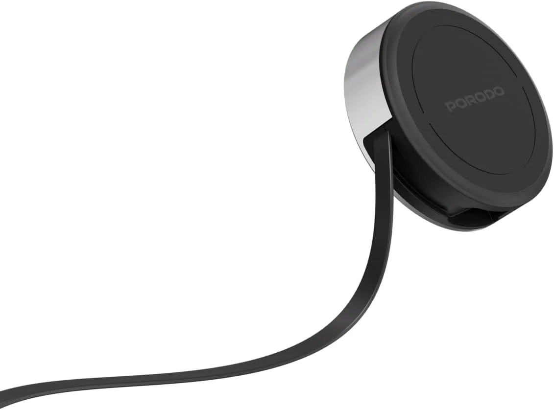 پد شارژ بیسیم مغناطیسی 2 در 1 پرودو، پد شارژ 15 واتی با کابل USB-C جمعشونده، سازگار با سری آیفون 15/14/13/12، ایرپادز و سایر دستگاهها - مشکی پد شارژ بیسیم مغناطیسی 2 در 1 پرودو، پد شارژ 15 واتی با کابل USB-C جمعشونده، سازگار با سری آیفون 15/14/13/12، ایرپادز و سایر دستگاهها - مشکی