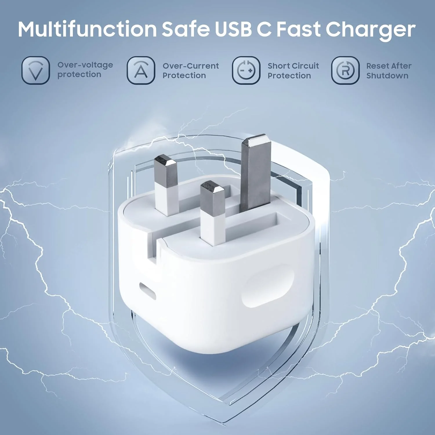 کابل شارژ سریع 20 واتی اصلی Type-C به Type-C با روکش نایلونی سازگار با آیفون 16/16 پلاس / 16 پرو / 16 پرو مکس