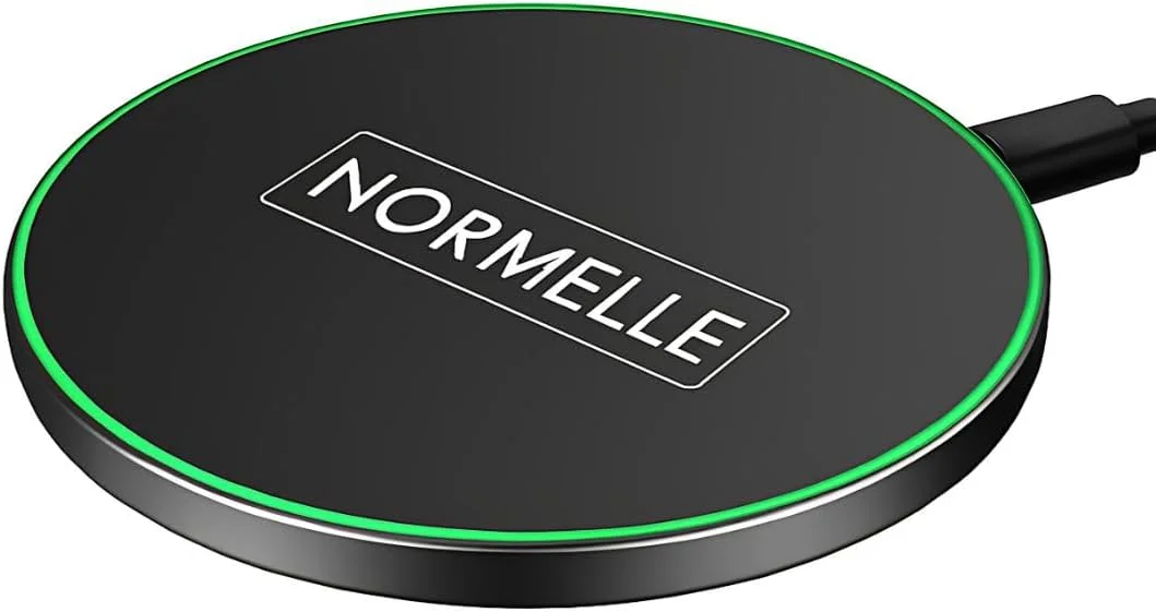 پد شارژ بیسیم سریع 15 واتی Normelle QI – سازگار با آیفون 13/12/11/XR/X/8 Plus، سامسونگ S21/S20/S10/S9/Note 10، پیکسل، ایرپادز پرو، دستگاههای شارژ بیسیم – طراحی باریک و قابل حمل پد شارژ بیسیم سریع 15 واتی Normelle QI – سازگار با آیفون 13/12/11/XR/X/8 Plus، سامسونگ S21/S20/S10/S9/Note 10، پیکسل، ایرپادز پرو، دستگاههای شارژ بیسیم – طراحی باریک و قابل حمل