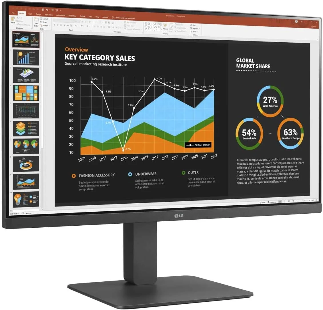 مانیتور ال‌جی 27 اینچ مدل 27BR650B-C